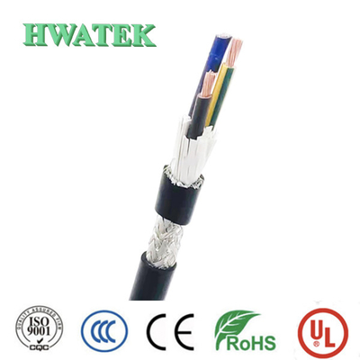 UL20233 TYPE TPU ( oil &amp; UV Resistance ) Bare Copper Stranded 4P ×0.75 mm2  80℃ 300V Cable