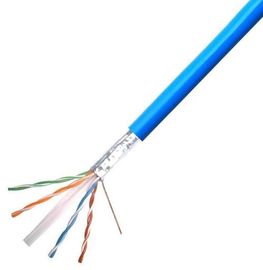 Cat6 SFTP Signal Transmission Cable , Category 6 Lan Cable Copper Wire Braid Shield