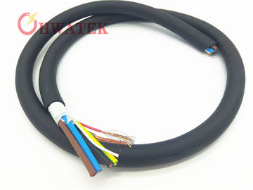 Multi Pair Braiding Shield Flexible Cable With PU Jacket