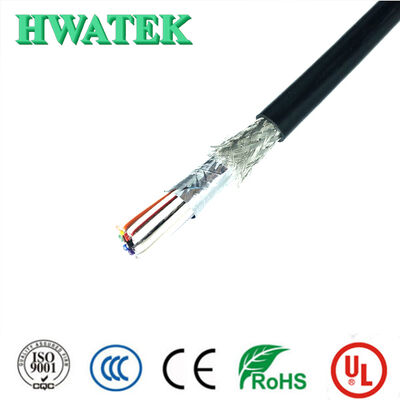 RoHS Compliant Copper Conductor 300V Rated Industrial Flexible Control Cable for Fixed Installation