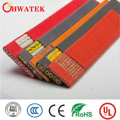 Oil Resistant XLPE Sheath Multi Core Screened Flexible Flat Ribbon Cable for Industrial Applications