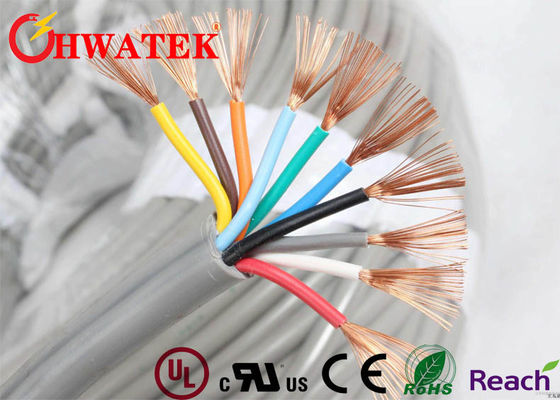 Shielding 26AWG UL2464 PVC Insulated Elevator Signal Cable