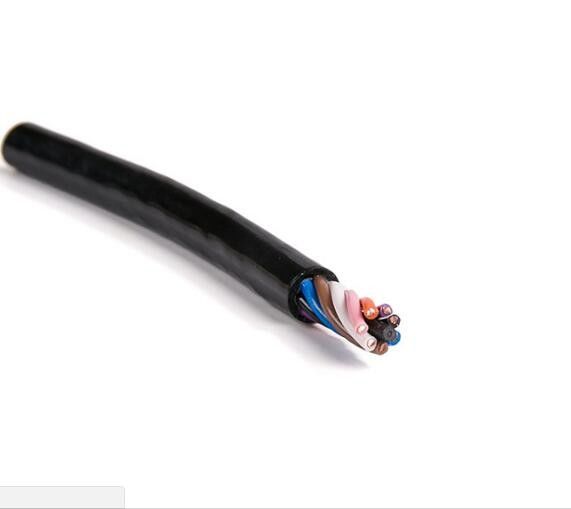 Multicore Drag Chain Flexible Electrical Cable With PVC Core Insulation