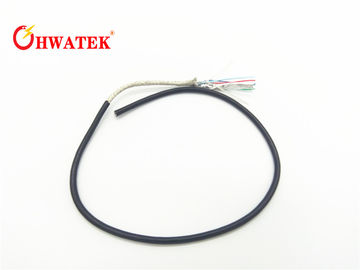 Stranded 4 Core Servo Motor Extension Cable Double Shielded Cable Low Capacitance