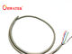 Copper Wire Braid Shielded Cat5E Lan Cable , Cat5E SFTP Cable PE Insulation