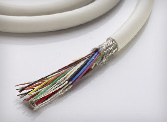 Customized 2 Coax × 36 AWG + 3C × 32AWG + 1Coax × 28AWG teflon insulation biocompatible PVC jacket medical coaxial Cable