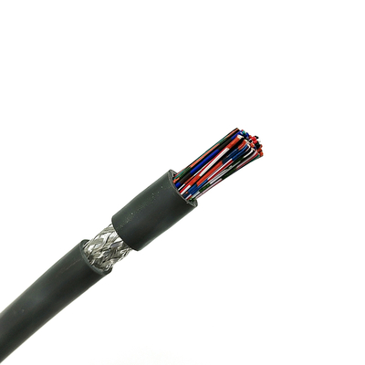 UL2464 PVC Braid Shielded Power Cable 24-28AWG 300V Industrial Wire