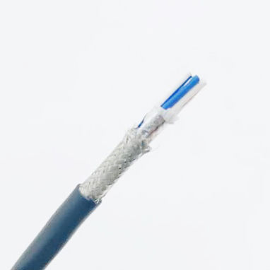 2F × 0.50mm² -40~105℃ Temp Resistant 60V DC Stranded  PVC Insulation PVC Jacket Bare Copper Stranded flat Cable