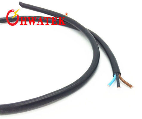 Custom made 7C × 2 mm2 bare copper stranded PP insulation TPU jacket unshield 80℃ 300V cable