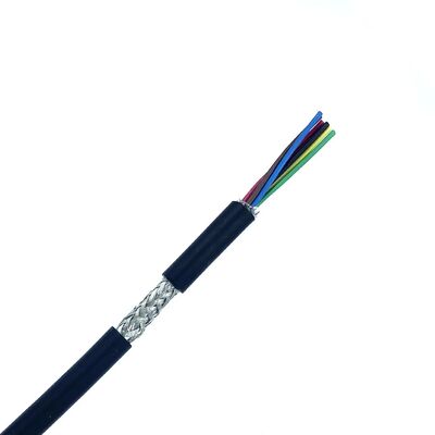 Industrial Flexible Multicore Electrical Power Cable with PUR Jacket 300V Rated Voltage and Oil Resistant Properties
