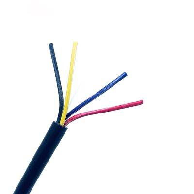 RoHS Compliant Copper Conductor 300V Rated Industrial Flexible Control Cable for Fixed Installation