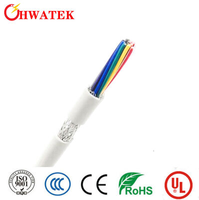 16 Core Coaxial Power Cable with PVC Insulation and Tinned Copper Stranded Conductors