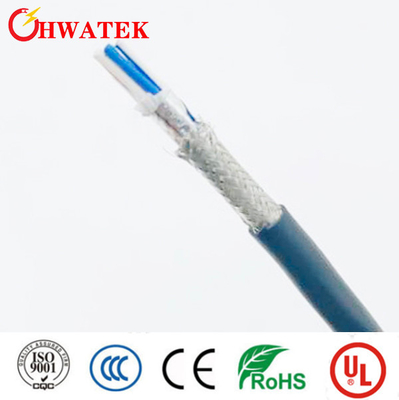 UL2517 2C * 18AWG Tinned Copper Stranded Oil &amp; Water Resistant 300V -40 ~ 105℃ PVC Jacket Cable