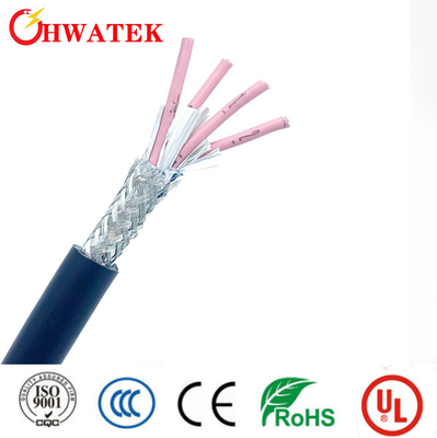 UL 20549 tinned copper stranded 4C X 22AWG 300V 80C VW-1 TPU jacket cable