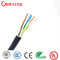 Tinned Copper Stranded 30V 80℃ Cable 6C X 28 AWG PVC BRIGHT YL 0.62MM