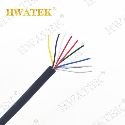 Custom 3×26AWG Tinned Copper Stranded Industrial Flexible Cable with PP Insulation and TPU Jacket 300V Rated
