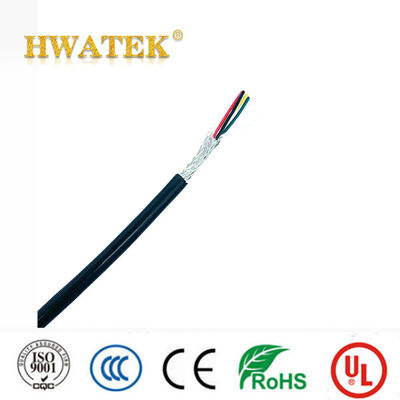 PVC Jacket Slate Multicore Industrial Flexible Cable tinned copper stranded UL 2576 2C X 22AWG Cable