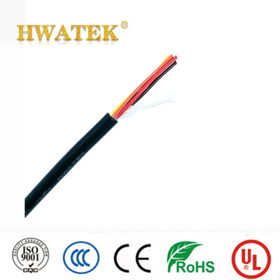 HO7RN Standard Bared Copper Stranded 2C × 1.5 Mm2 450V/750V CPE  Jacket 90 Deg C Cable