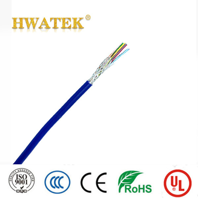 HDPE Insulation FRPE Jacket Tinned Copper Shielded Cable 300V UL21307 2 Pair 26AWG