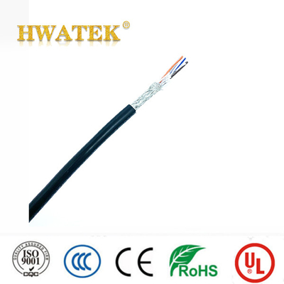 UL2725 Type PVC Jacket Tinned Copper Stranded 1 Coax × 26AWG + 2C×24AWG + 1C×26AWG 80℃ 30V Cable