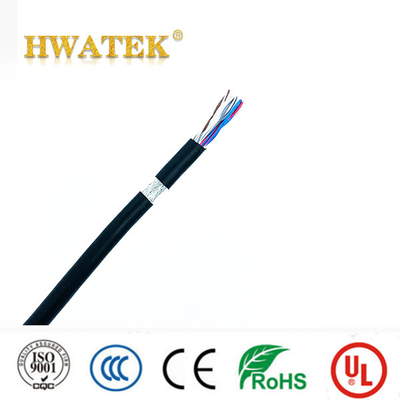 HDPE Insulation FRPE Jacket Tinned Copper Shielded Cable 300V UL21307 2 Pair 26AWG