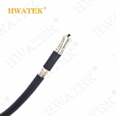 UL 20236 2C X 26AWG Tinned And Silver Plated Stranded Copper  Insulation TPU Jacket RG 179 Cable