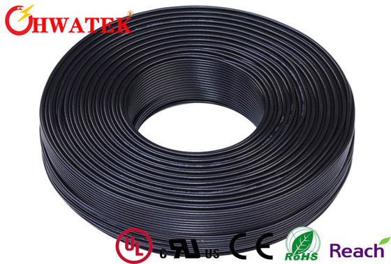 UNSHLD PVC BK 3.45X7.4MM Flat Ribbon Cable UL 2464 3Fx18AWG(41/0.16T)