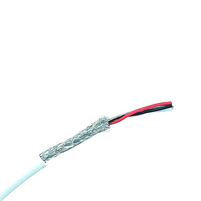 UL20549 tinned copper stranded PVC insulation TPU jacket 80℃ 300V twisted pair with braided shield cable